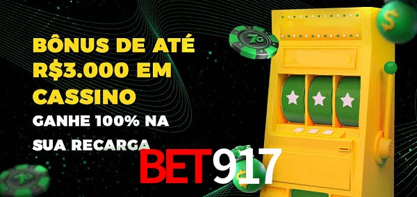 Bet917 melhor bônus de depósito